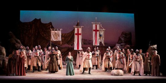Een scène uit de opera  