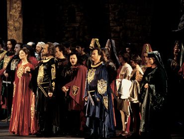Scène uit de opera 