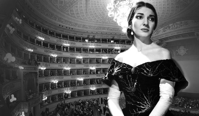 De legendarische Maria Callas als Violetta