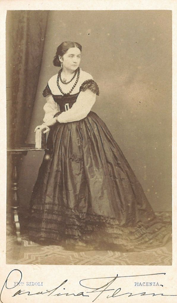 Carolina Ferni violiste en sopraan echtgenote van Leone Giraldoni.