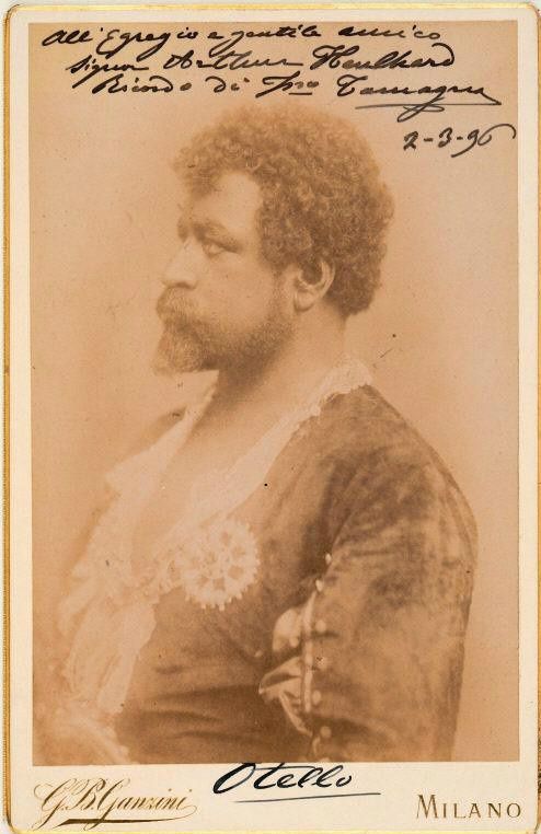 Francesco Tamangno als Otello 1896.
