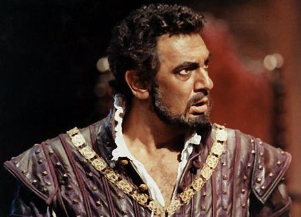 Placido Domingo als Otello.