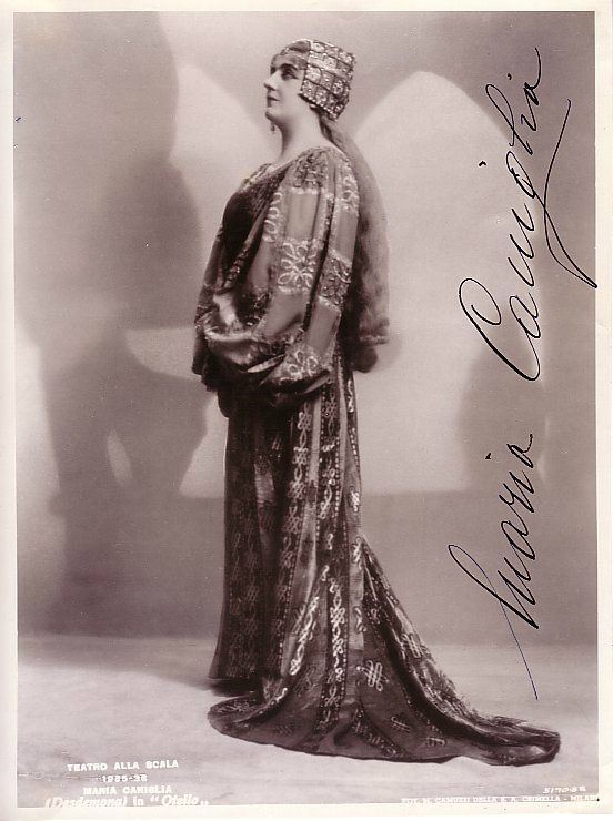 Maria Caniglia als Desdemona 1936
