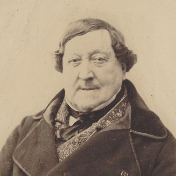 Gioacchino Rossini rond 1860 . 