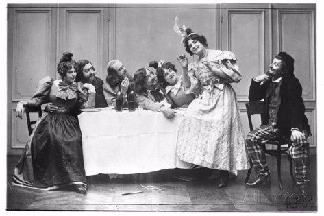 Scéne uit de opera 