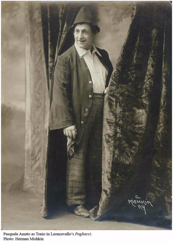 Pasquale Amato als Tonio in 