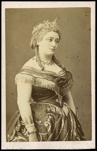 Marie Cabel  allereerste Manon in Aubers gelijknamige opera 1856.