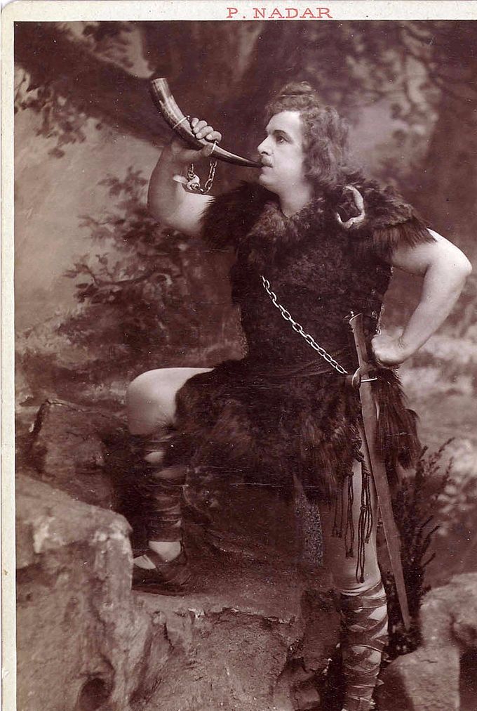 Jean De Reszke als Siegfried.Foto Felix Nadarz.