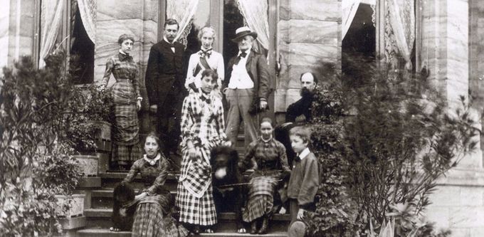 Wagner en familie 1875