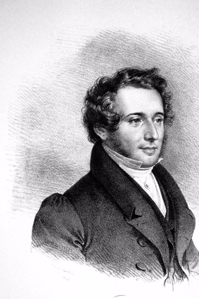 Antonio Tamburini de eerste Malatesta tijdens de première van 