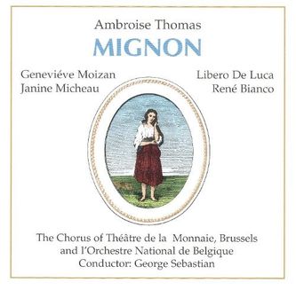 Historische opname aan de Muntschouwburg van Brussel met Geneviéve Moizan , Janine Micheau, Libero De Luca en René Bianco.
De afbeelding in de medaillon is de afbeelding van de eerste 