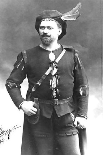 Jean Noté als Giullaume Tell in de gelijknamige opera   van Rossini . Gent 1906