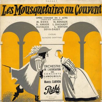 Eerste moderne opname op LP 1953 van de operette 