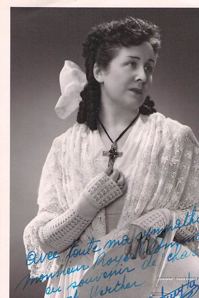 Yola De Gruyter (1914-1989) zong de rol van barones von Hohenfels in de laatse voorstelling van Sepp'l aan de 