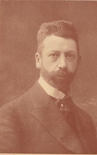 August De Boeck (1865-1937) ten tijde van de première in Gent 1921.
foto: privécollectie