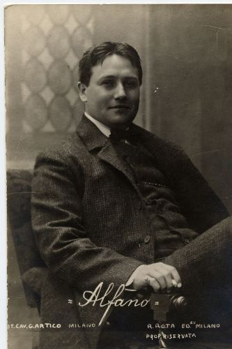 Franco Alfano (1875-1954) Hij werkte in 1926 het onvoltooide werk 