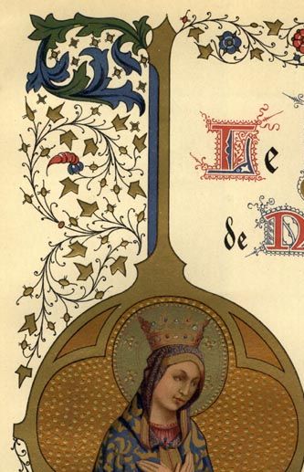 De voorpagina van de partituur .le Jongleur de Notre-Damme Massenet noeme zijn werk hier 
